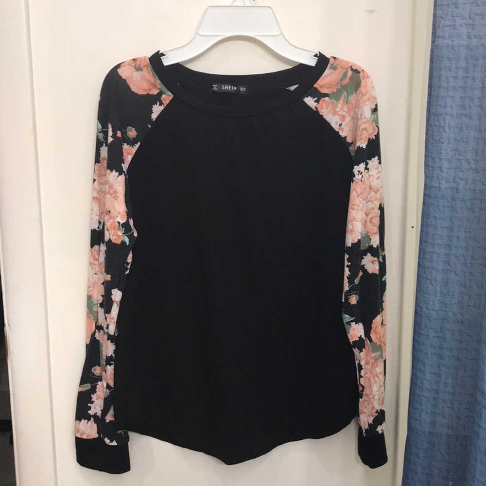 Long sleeve floral shirt